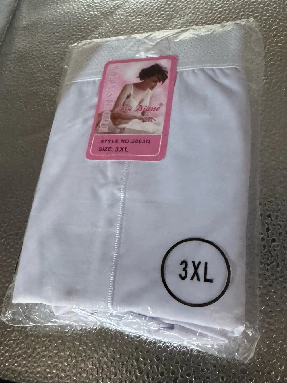 Classic White Women's Full Slip Panty - 3XL